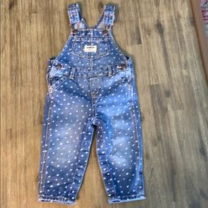 Oshkosh heart overalls